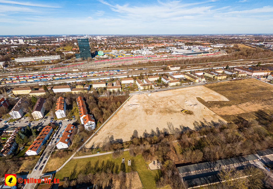 20.02.2023 - der Hachinger Bach zwischen Berg am Laim und Neuperlach